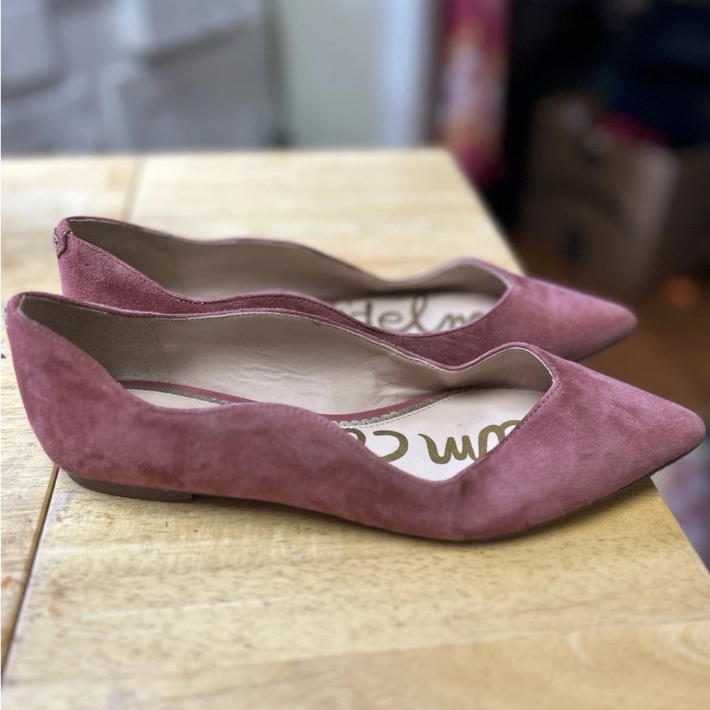 Sam Edelman Mauve Suede Flats